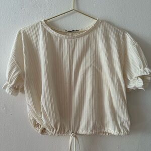 ZARA cream top